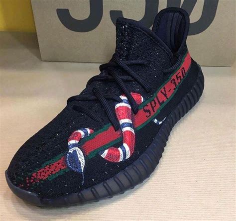 yeezy v2 gucci snake|The 50 Best Adidas Yeezy 350 Boost V2 Customs.